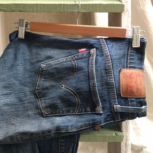 Levis 501 S button fly 99% cotton skinny 27x32